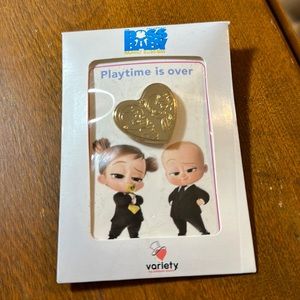 Boss Baby Playtime is Over Charm